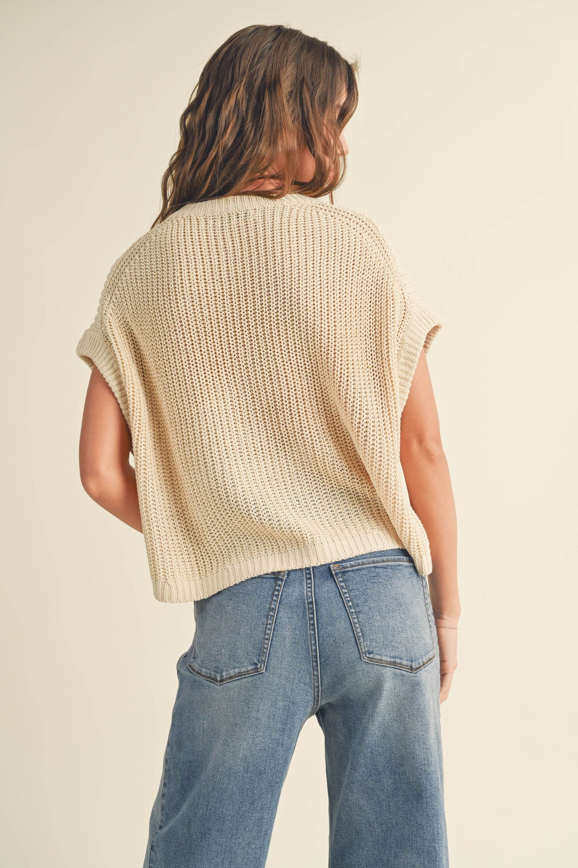 Top | Dolman Sleeve Knitted