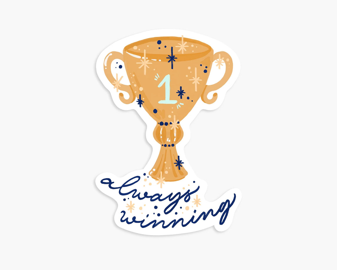 Vinyl Sticker | Always Winning
