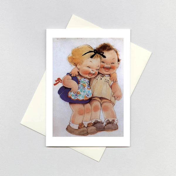 Card | Greeting | Girls Laugh