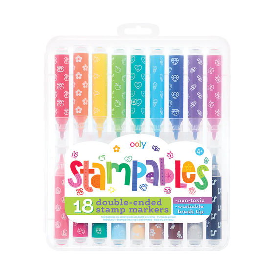 ban.do Write On Dual Tip Markers, Broad and Fine Tip Marker Set of 8,  Rainbow Colored Markers for Kids and Adults Coloring, Assorted