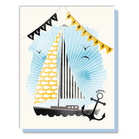 Birthday Card | Sailboat