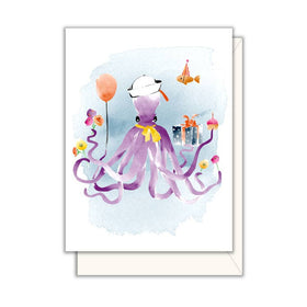 Enclosure  Card | Birthday Octopus