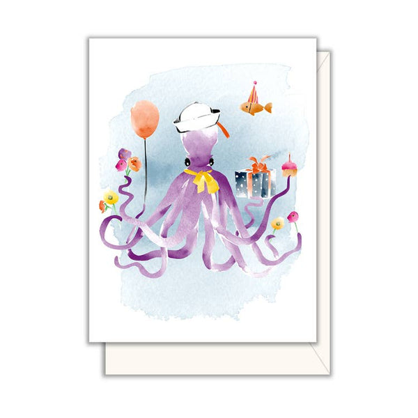 Enclosure  Card | Birthday Octopus