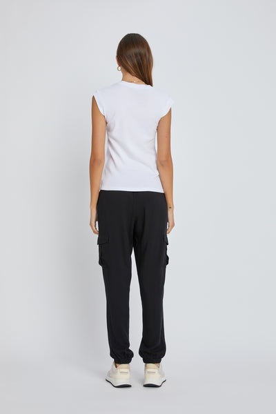 Scoop Neck Shirt | White