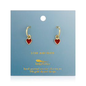 Earrings | Hoops with Heart