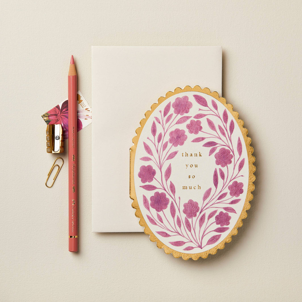 Thank You Card | Violet Flora