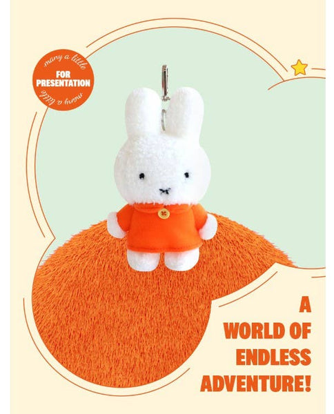 Miffy & Friends Fluffy Key Chain, Bag Charms: Boris