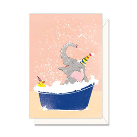 Enclosure Card | Splashing Elephant