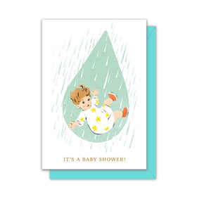 Enclosure Card | Baby Shower Raindrop