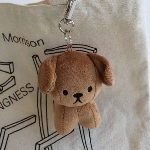 Miffy & Friends Fluffy Key Chain, Bag Charms: Boris