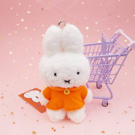 Miffy & Friends Fluffy Key Chain, Bag Charms: Boris
