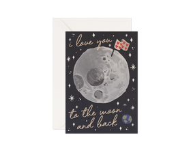 Bestseller Love Card "To The Moon & Back"