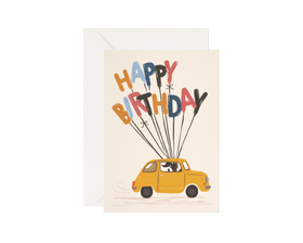 Birthday Greeting Cards With Balloons "Fast Balloons"