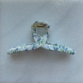 Claw Clip | Twist Flower | Blue