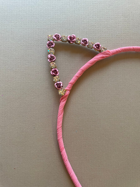 Headband | Cat Pink Rose