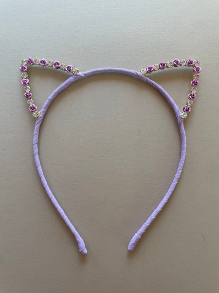 Headband | Cat Purple Rose