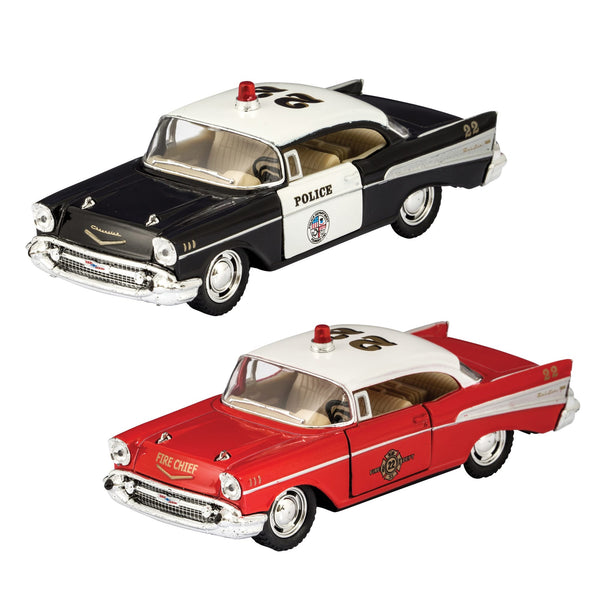 Toy | Diecast Fire/Police Chevrolet Bel Air