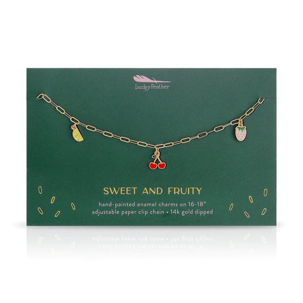 Enamel Treasure Necklace | Sweet