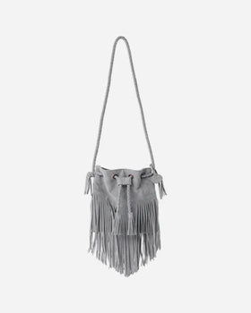 Purse | Fringe Crossbody Dusty Blue
