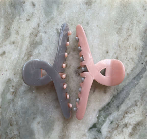 Claw Clip | 2 Way Grey