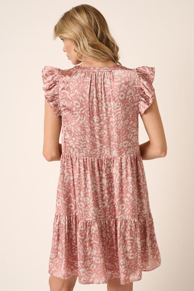 Dress | Satin Animal Print