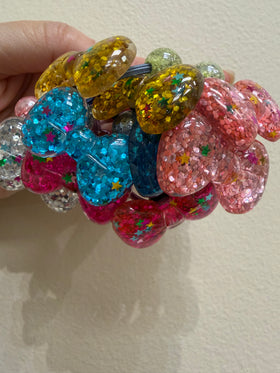 Hair Tie Set | Glitter Ribbon