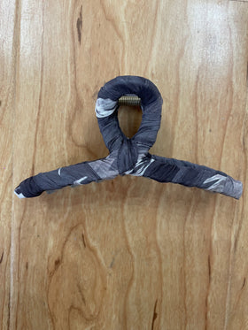 Infinity Claw Clip | Marble Grey