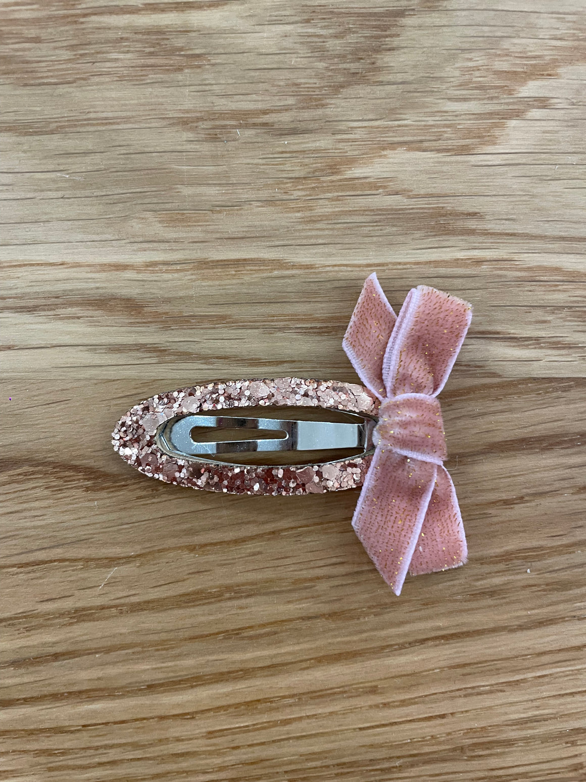 Snap Clip | Ribbon Sparkle Blush