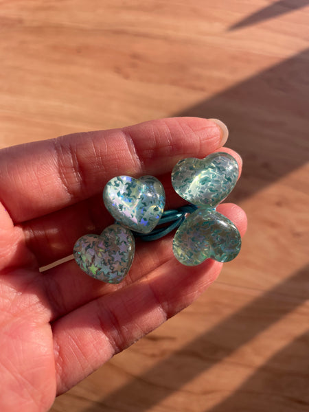 Hair Bauble Set | Star Confetti Hearts