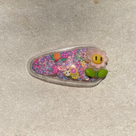 Snap Clip | Confetti Smile Flower