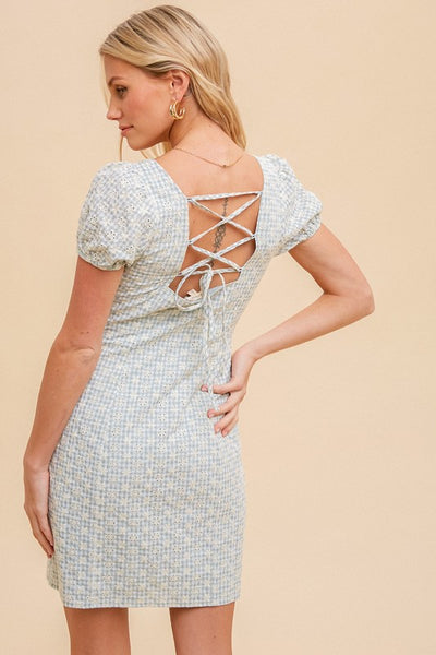 Lace Up Dress