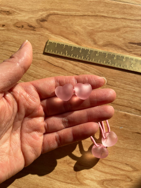 Hair Elastic Set | Frosted Heart