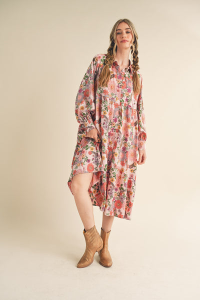 Dress | Indi Pink Multi Floral
