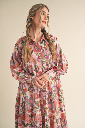 Dress | Indi Pink Multi Floral