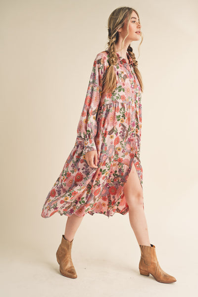 Dress | Indi Pink Multi Floral