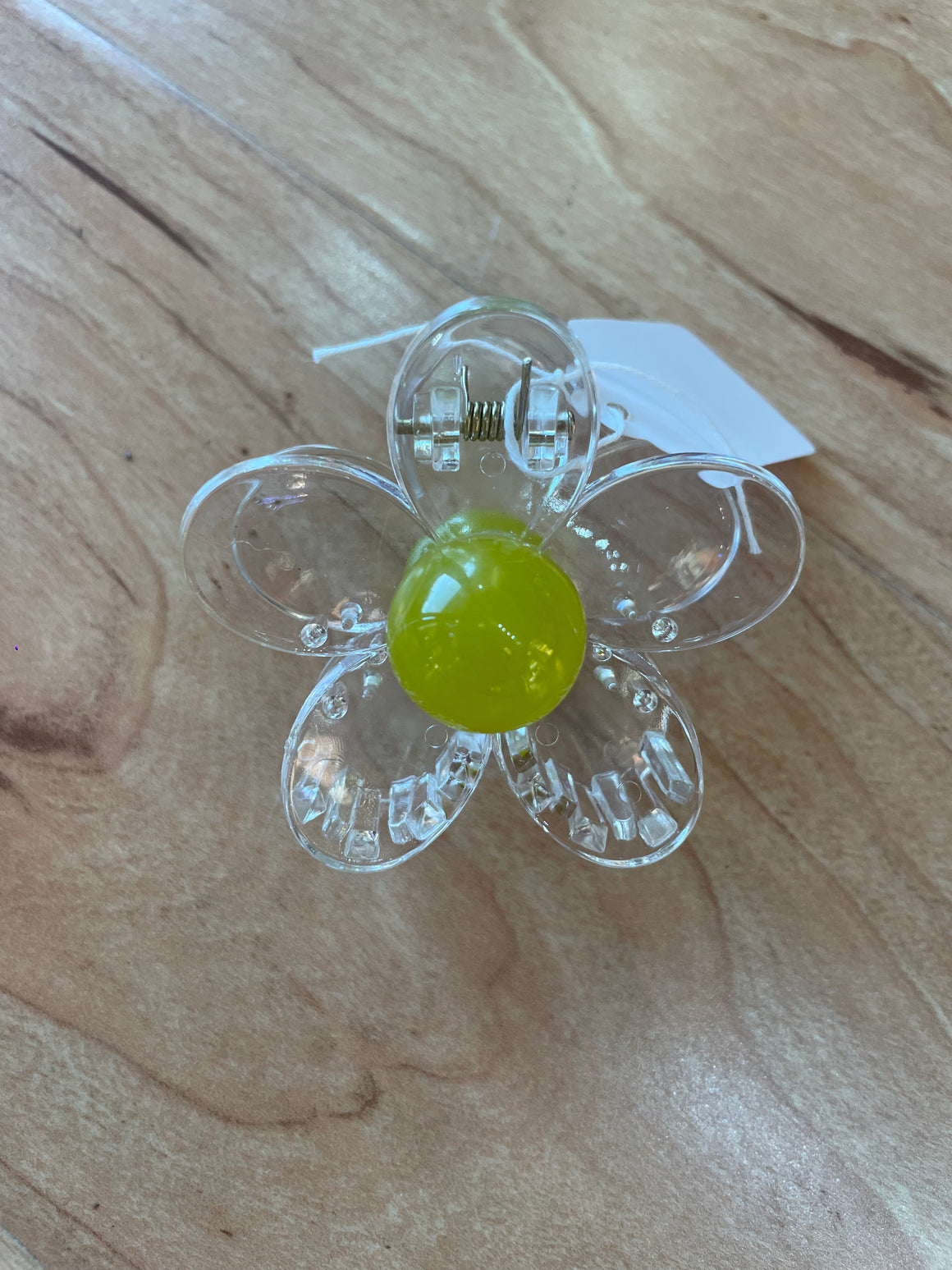 Mini Claw Clip | Flower Green