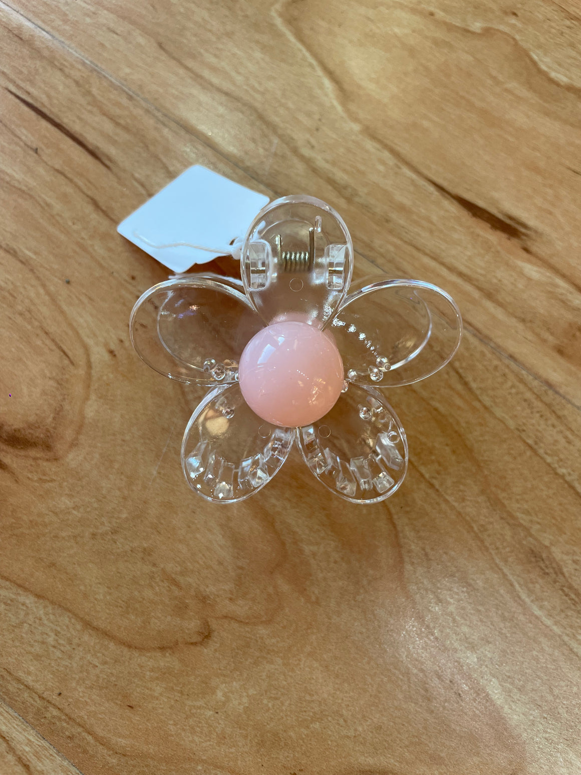 Mini Claw Clip | Flower Pink