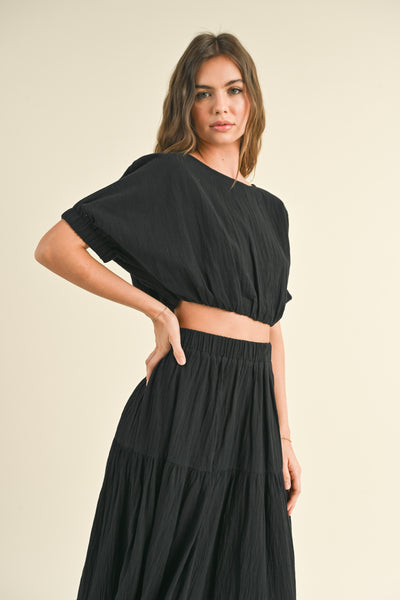 Top | Short Boat Neck