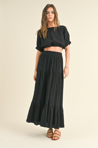 Skirt | Tiered Banding