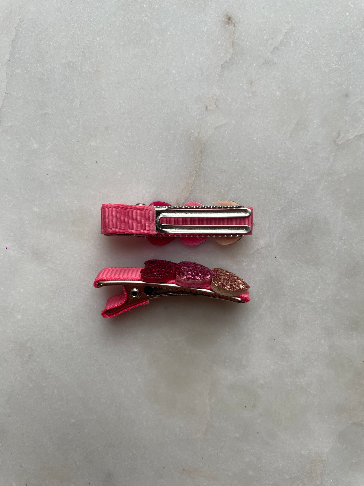 Alligator Clip Set | Trio Hearts Pink