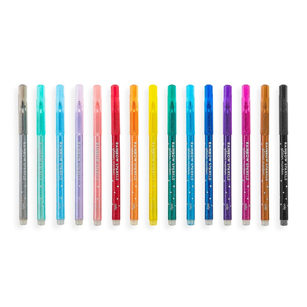 Markers | Rainbow Sparkle Glitter