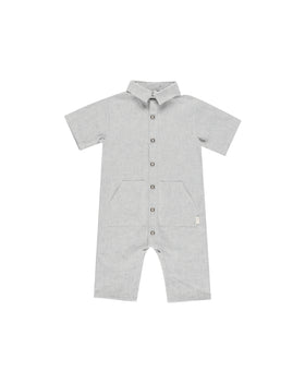 Jumpsuit | Rhett Blue Micro Stripe