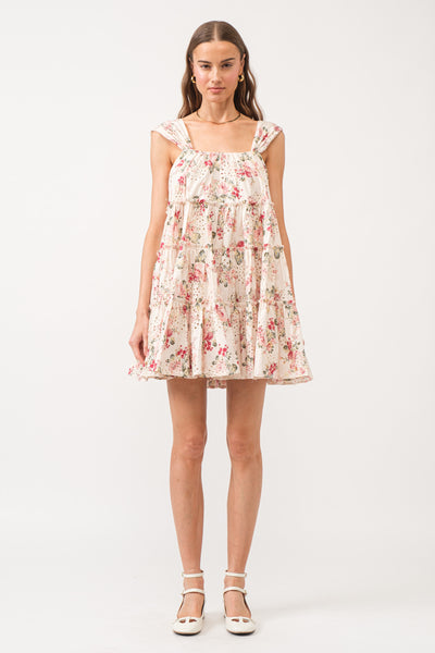 Mini Dress | Maddy Floral Sleeveless