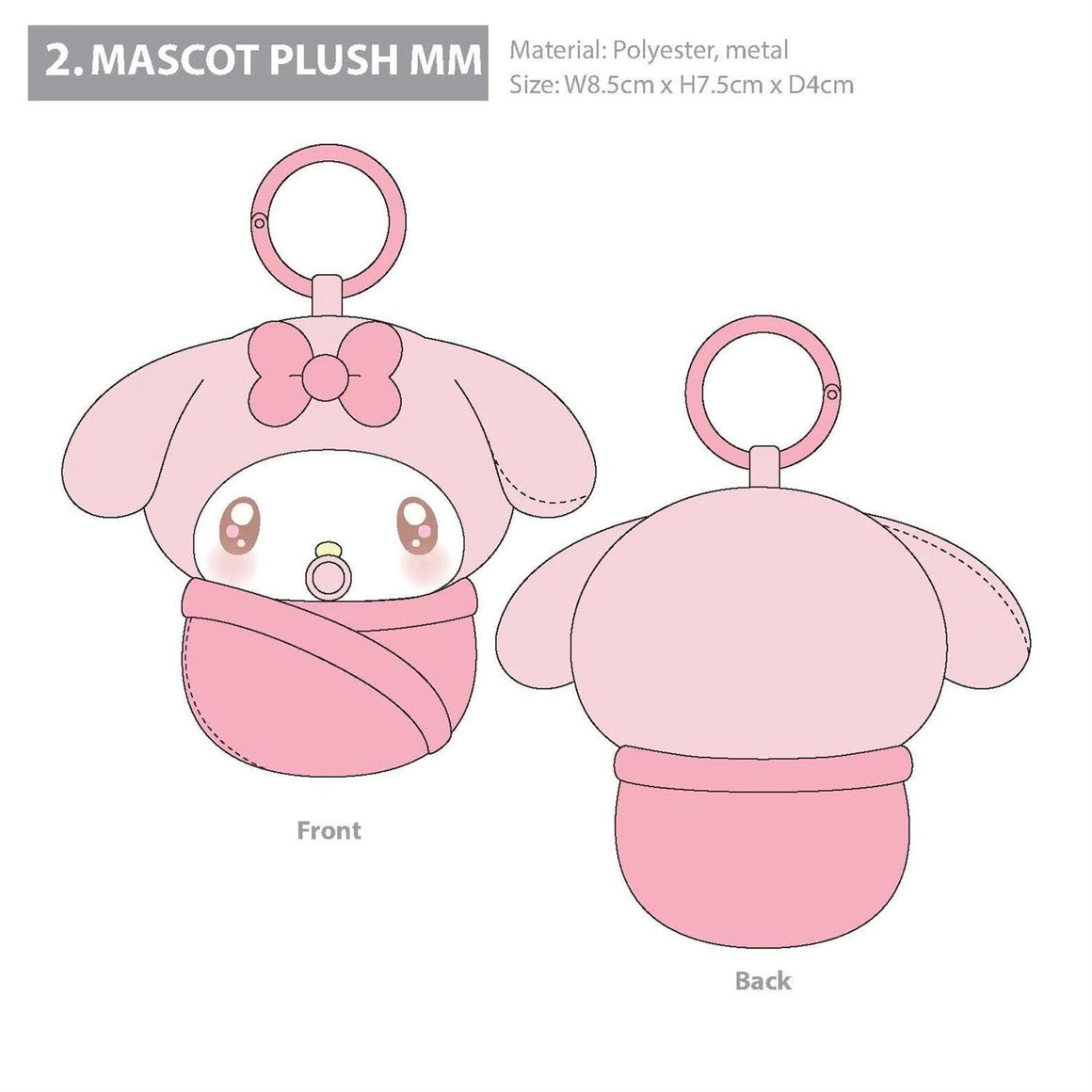 Keychain | My Melody Wrapped