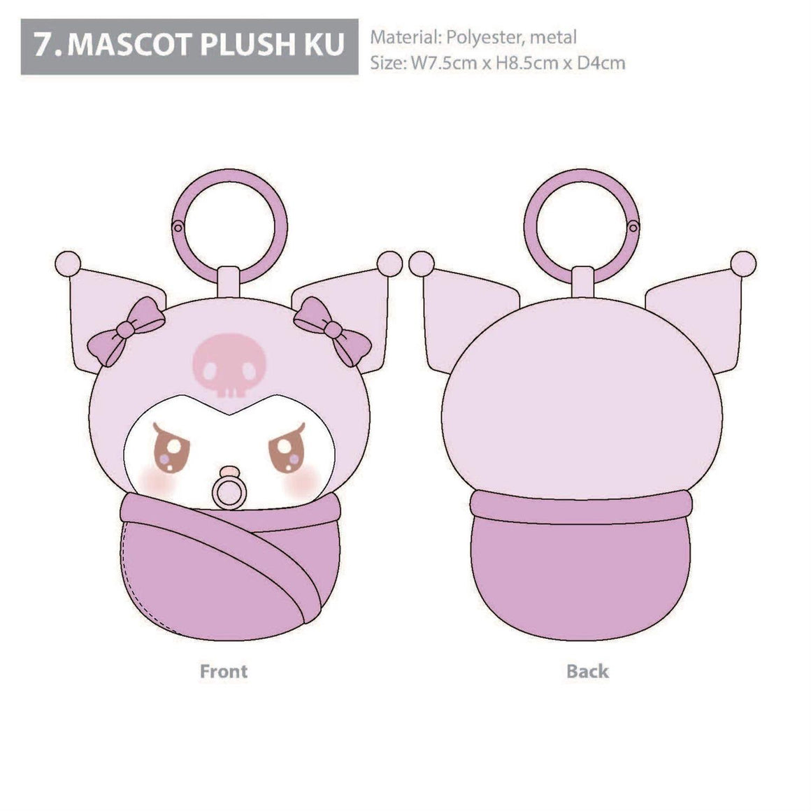 Keychain | Kuromi Wrapped