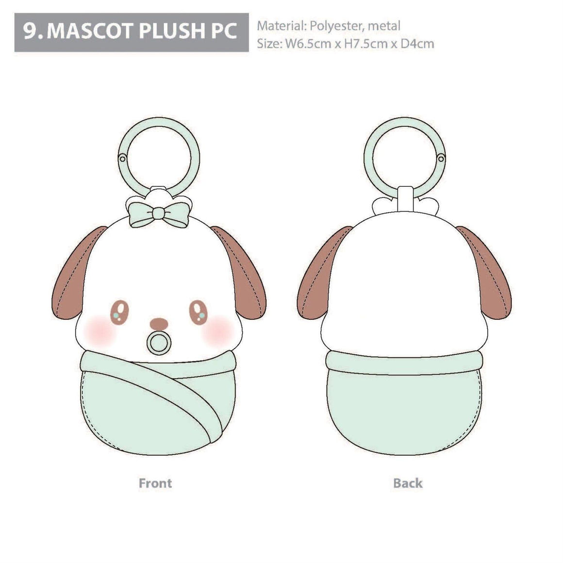 Keychain | Pochacco Wrapped