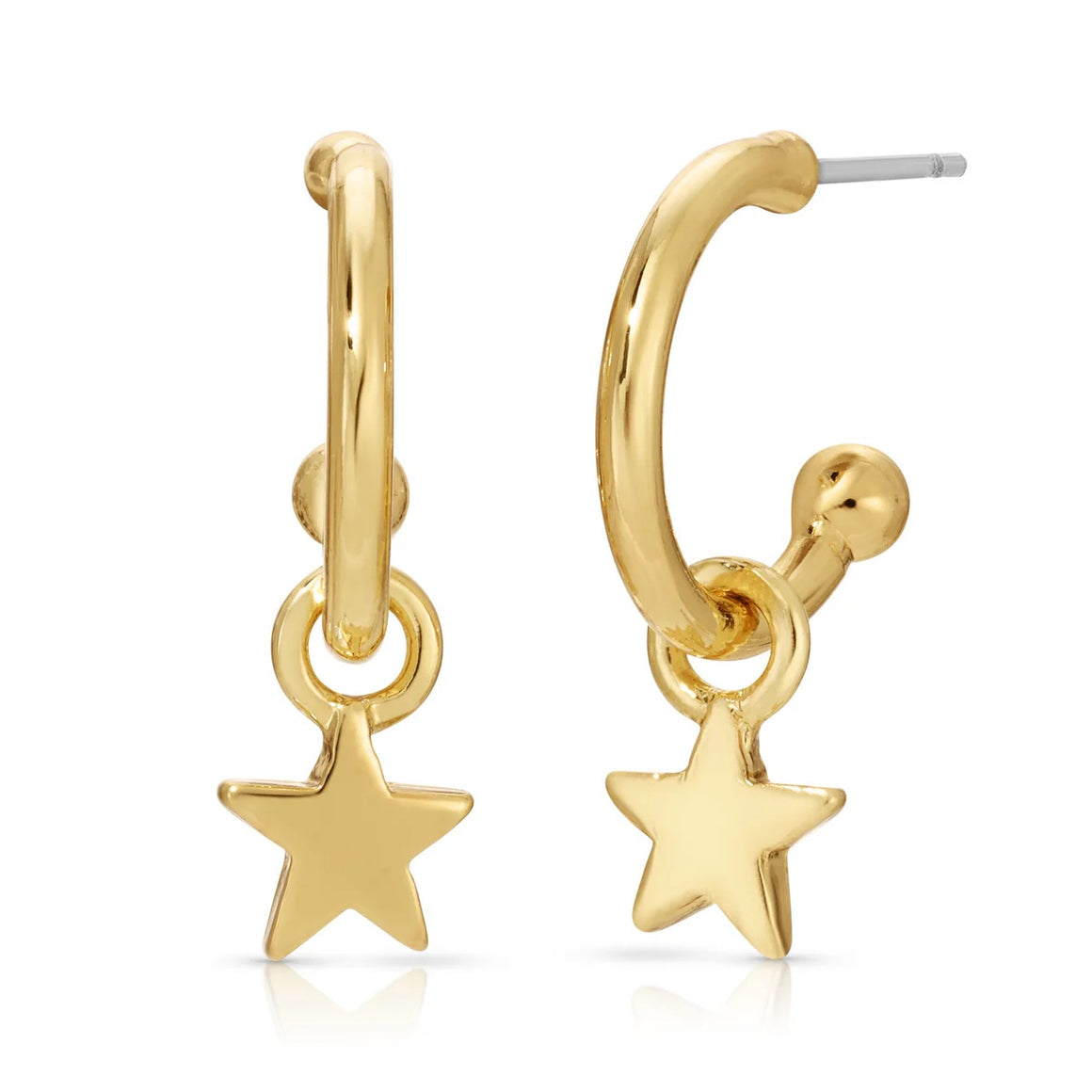 Earrings | Gold Star Hoop