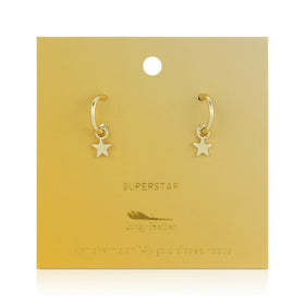 Earrings | Gold Star Hoop