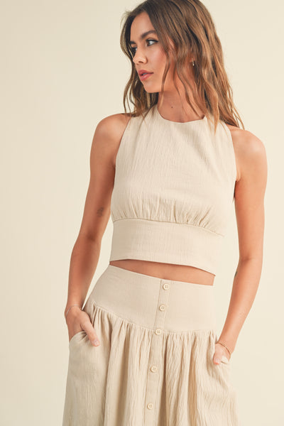 Top | High Neck Halter
