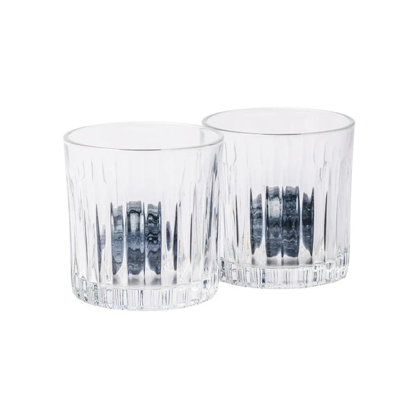 Drink Set | Cocktail Tumbler and Whiskey Stones